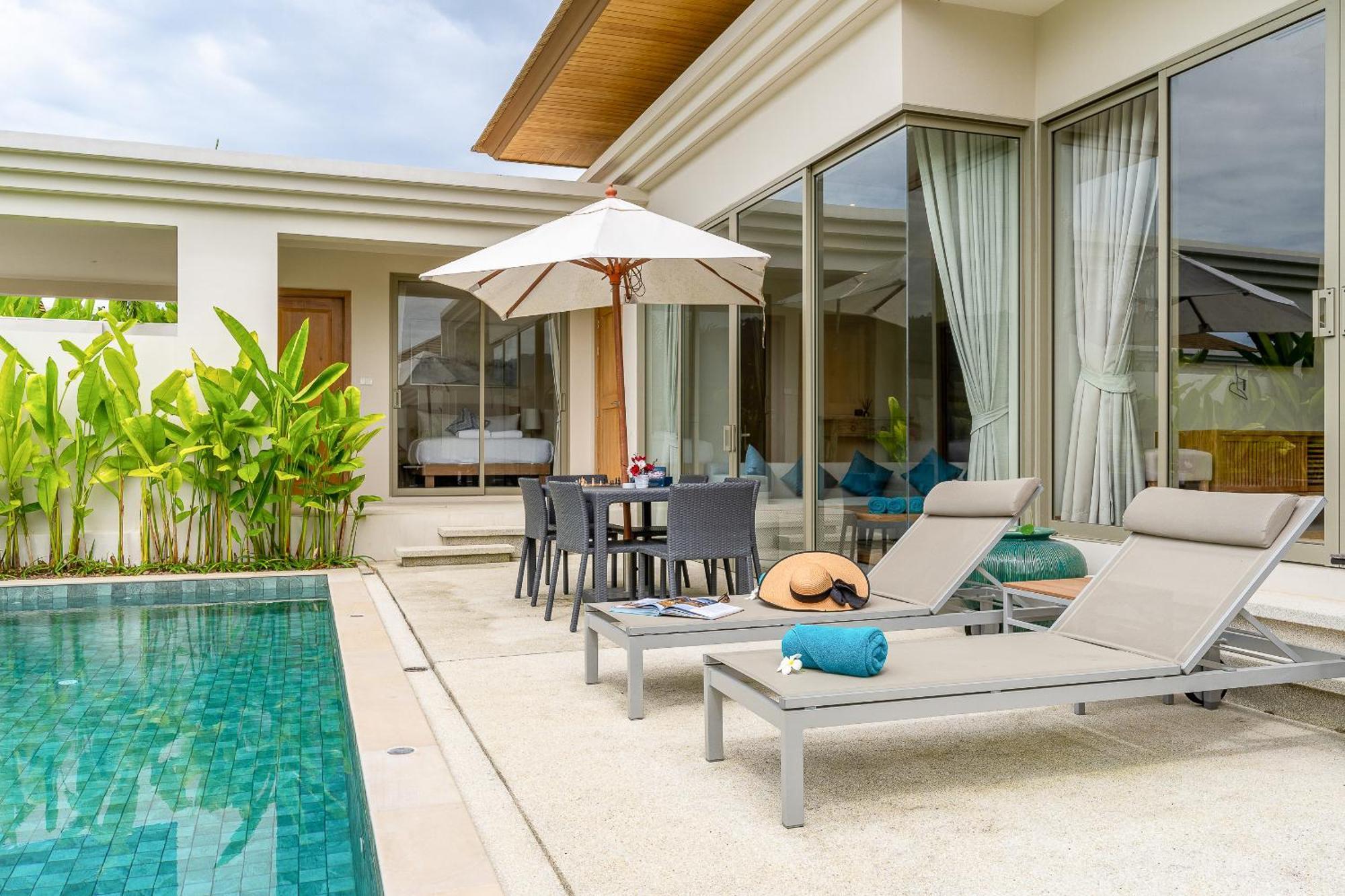 Casa Azure 19 - Brand New Villa With Private Pool And Gym With 24-7 Security - Just 15 Min To Bangtao Beach & Boat Avenue プーケット エクステリア 写真